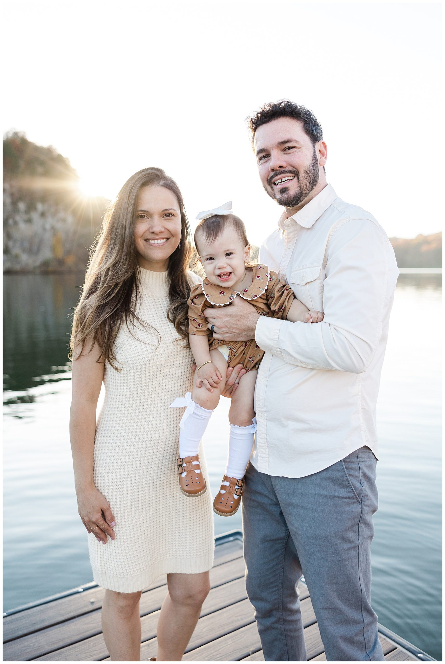 knoxville tn family photos with toddler, melton hill park