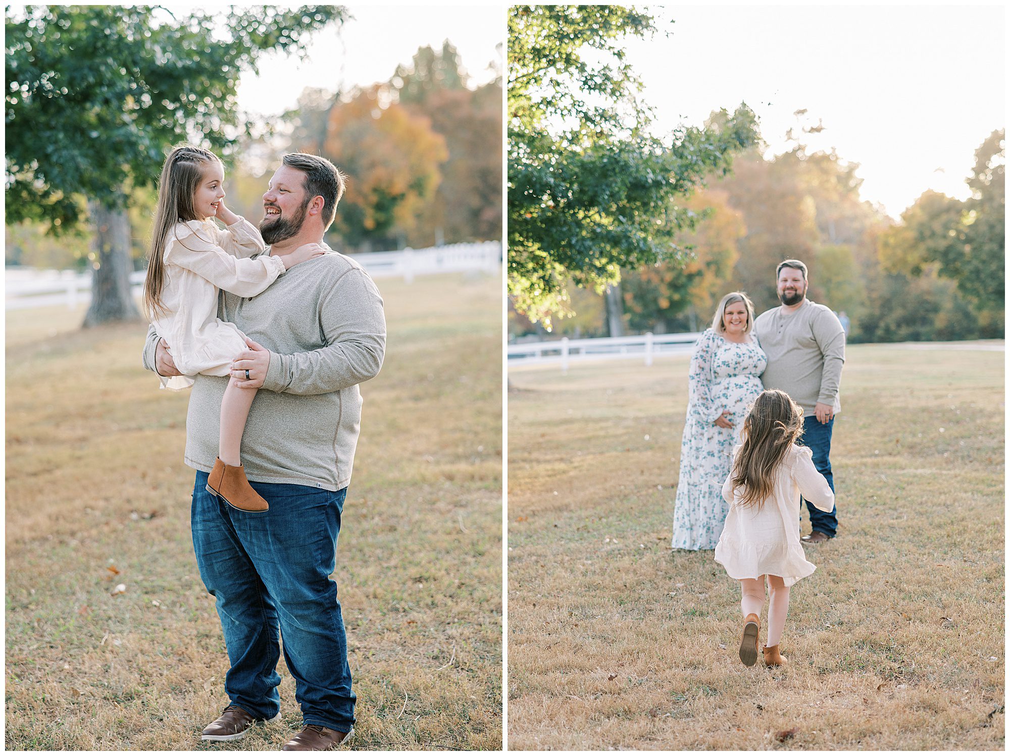 family at maternity session in knoxville, tn