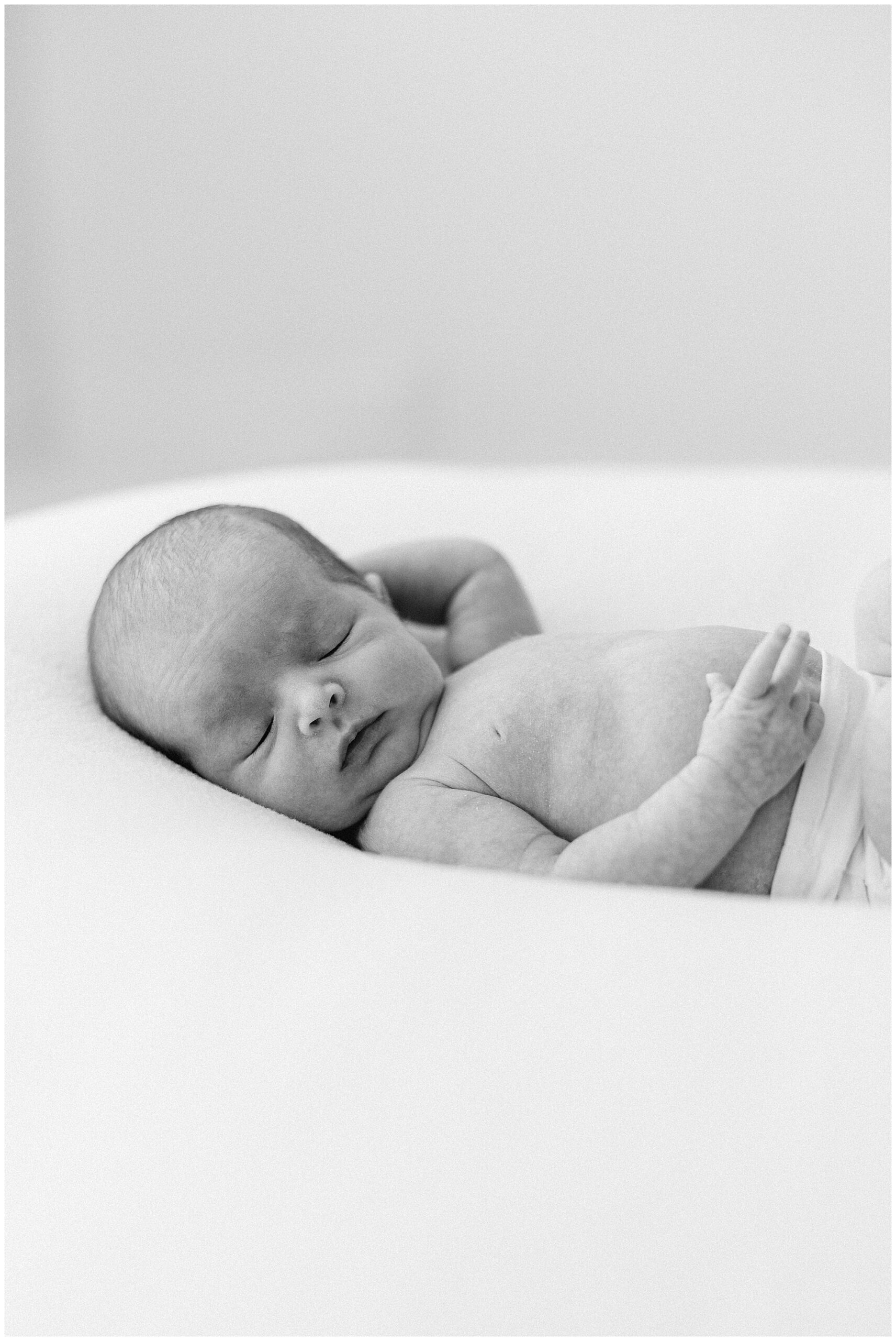 baby girl newborn session