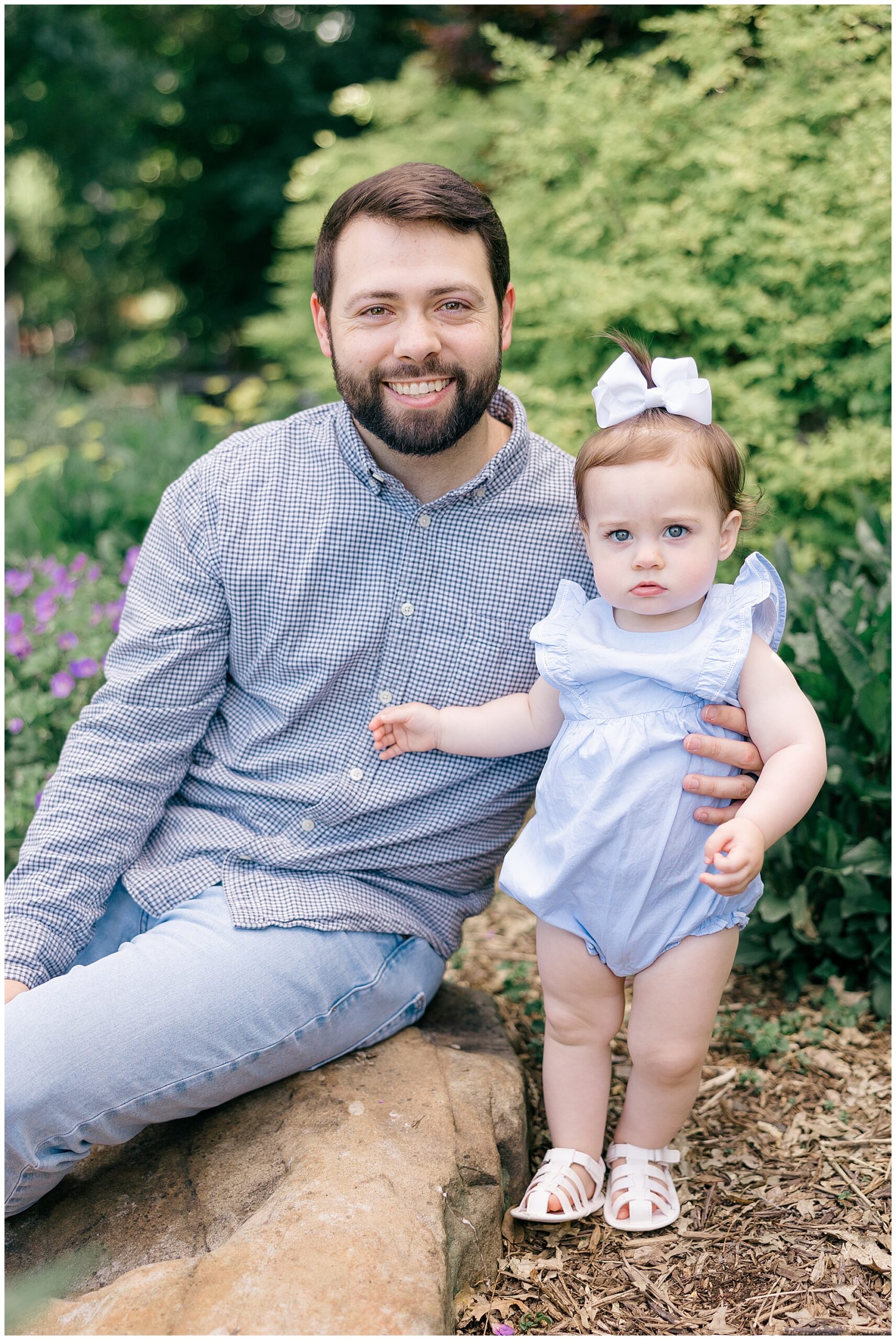 knoxville family photography session at ut gardens
