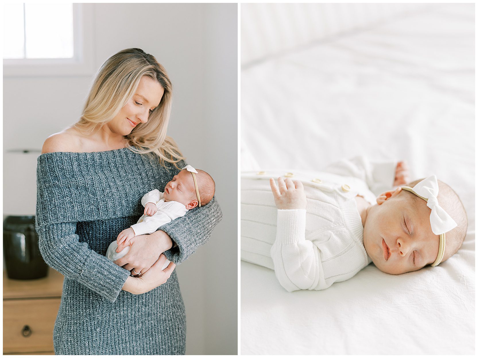 knoxville newborn photographer at in home newborn session