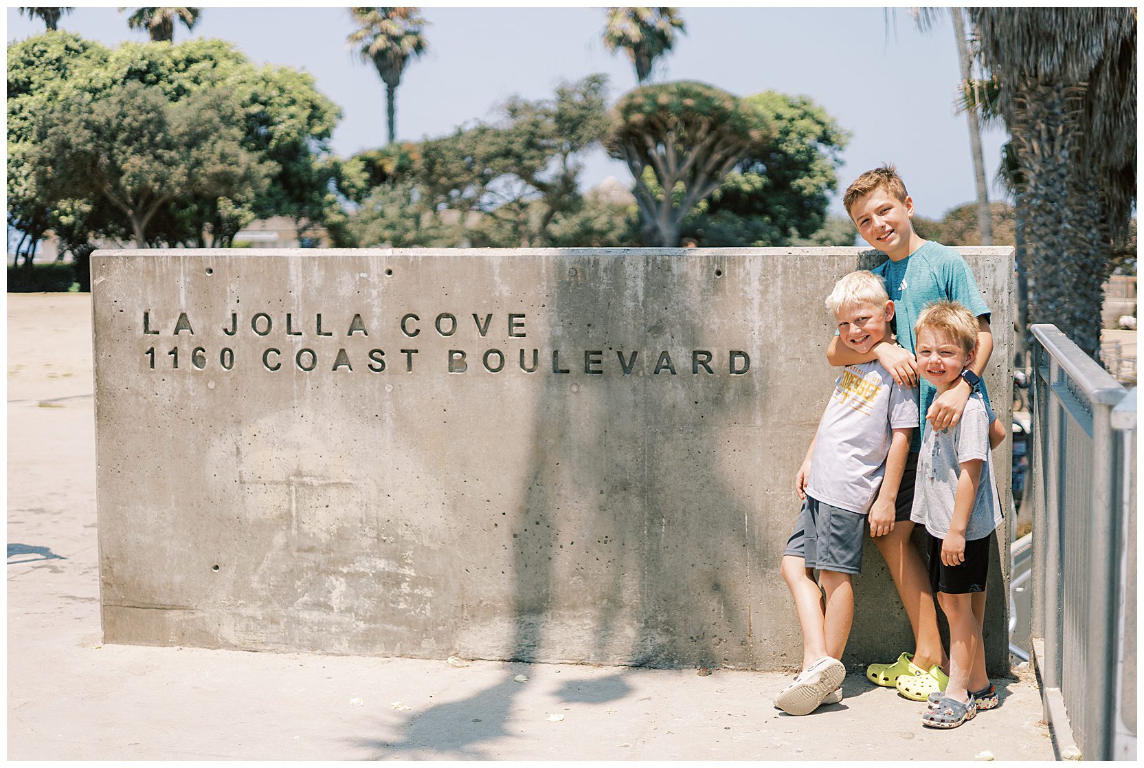 sign for la jolla cove