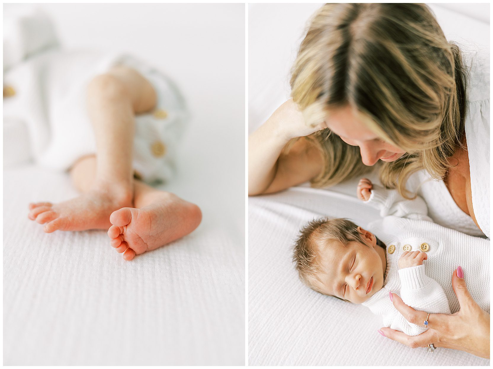 baby's feet detail photo