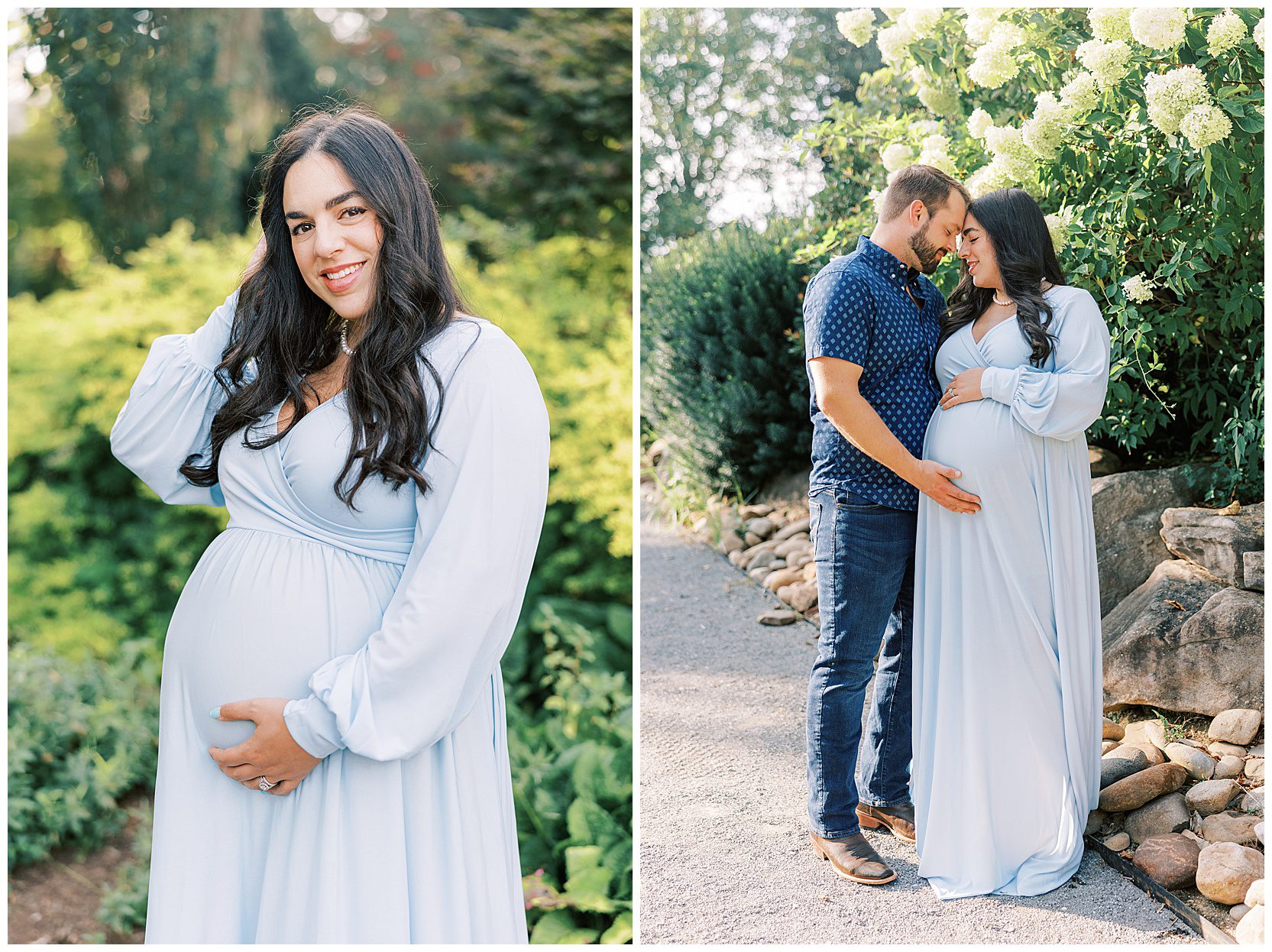 expecting couple at ut gardens